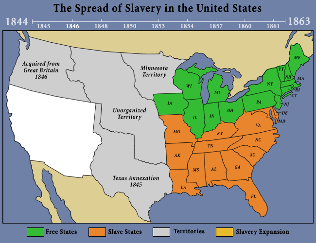 The Spread of Slavery in the United States: 1846