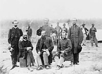 Field and Staff of 39th U.S. Colored Infantry in front of St. Petersburg Va., Sep. 1864