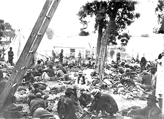 Field Hospital at Savage Station, Va., after the battle of June 27, 1862