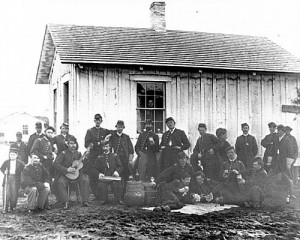 Officers, 4th U.S. Colored Infantry, Fort Slocum, April 1865