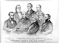 President Lincoln and his cabinet
