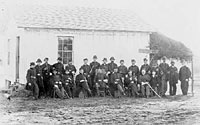 Officers, 4th U.S. Colored Infantry, Fort Slocum, April 1865