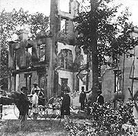 Ruins of P. M. Gen'l M. Blair's residence