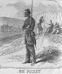Black Troops on Picket