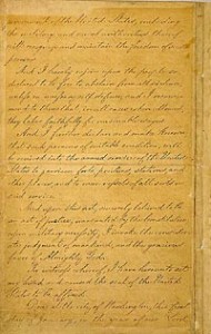 Manuscript of the Final Emancipation Proclamation, Page 4