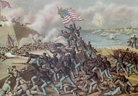 Massachusetts 54th Storming Fort Wagner