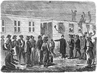 The War on the Mississippi, Recruits taking the Cars for Mufreeboro